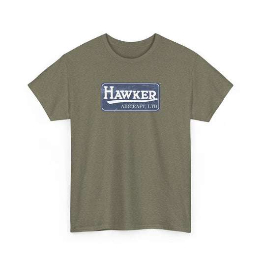 Hawker Aircraft Vintage Heavy Cotton Tee