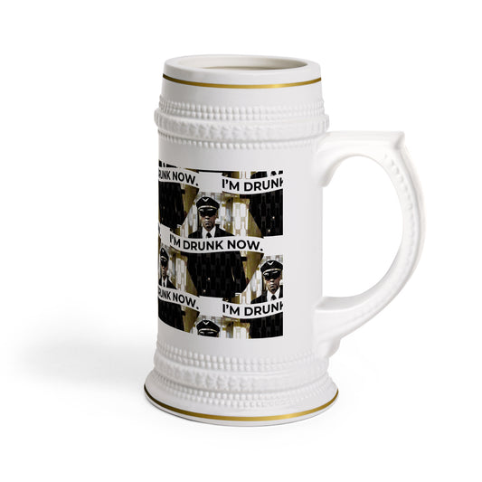 Drunk Now Beer Stein Mug