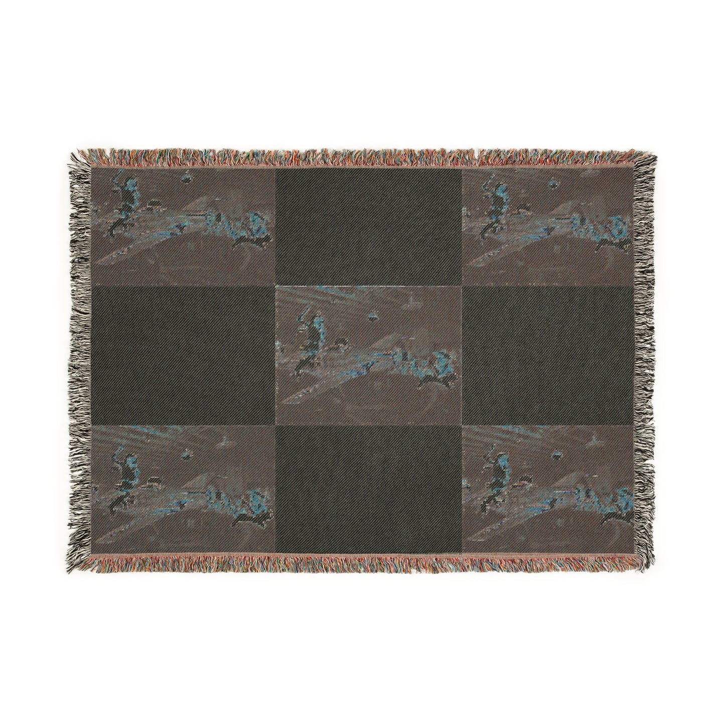 Mustang Jockey Cozy Woven Blanket