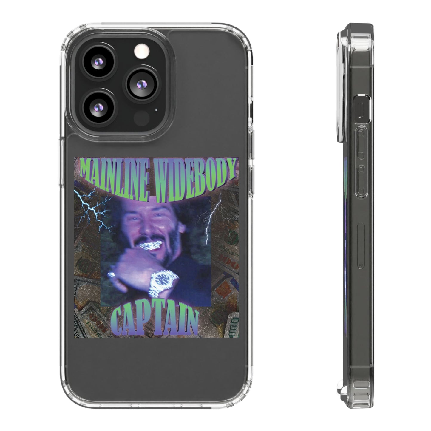 Mainline Widebody Captain Funky Phone Covers, Unique Gift for Him, Trendy Phone Accessories, Captivating Designs for All Occasions
