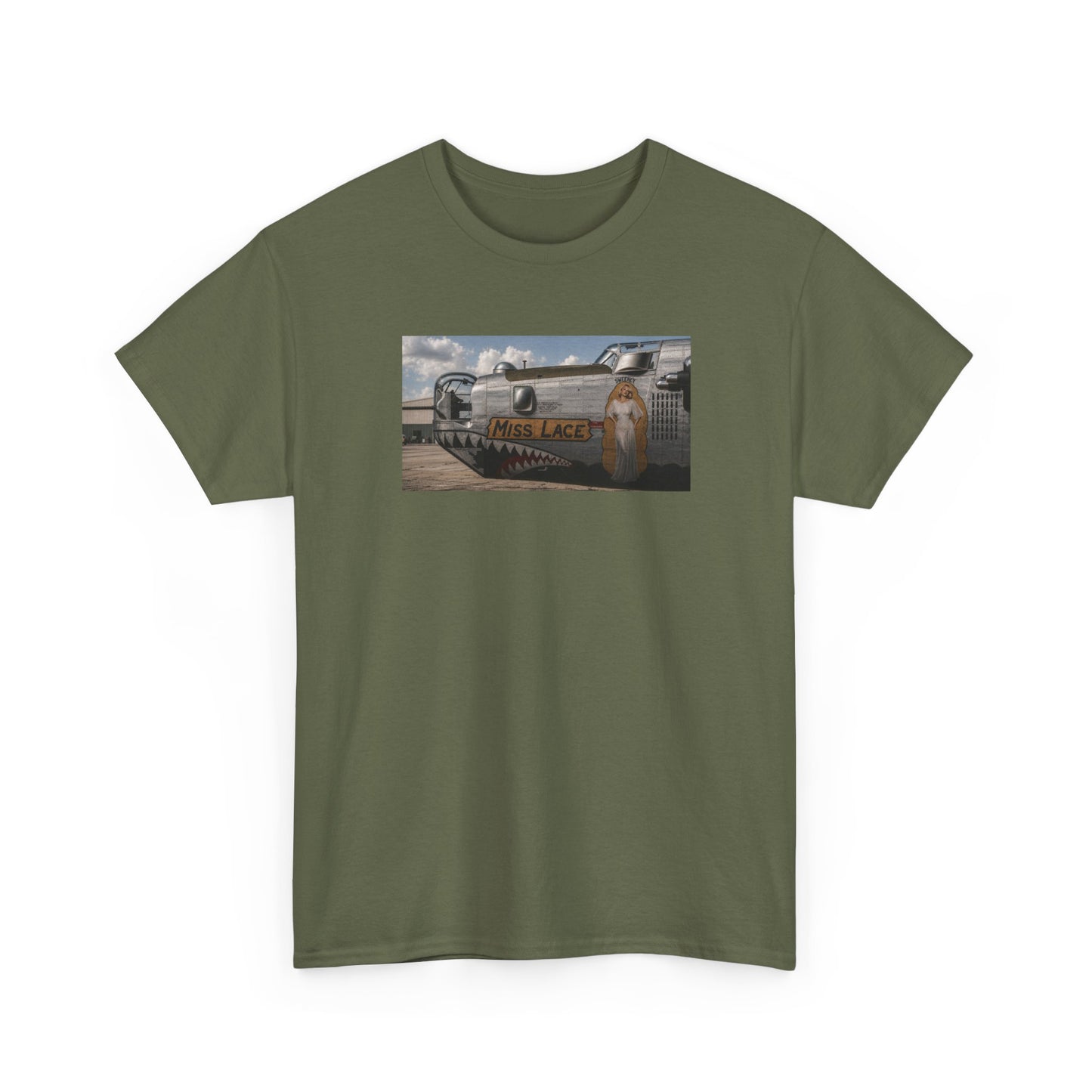B24 "Miss Lace" Nose Art Cotton Tee