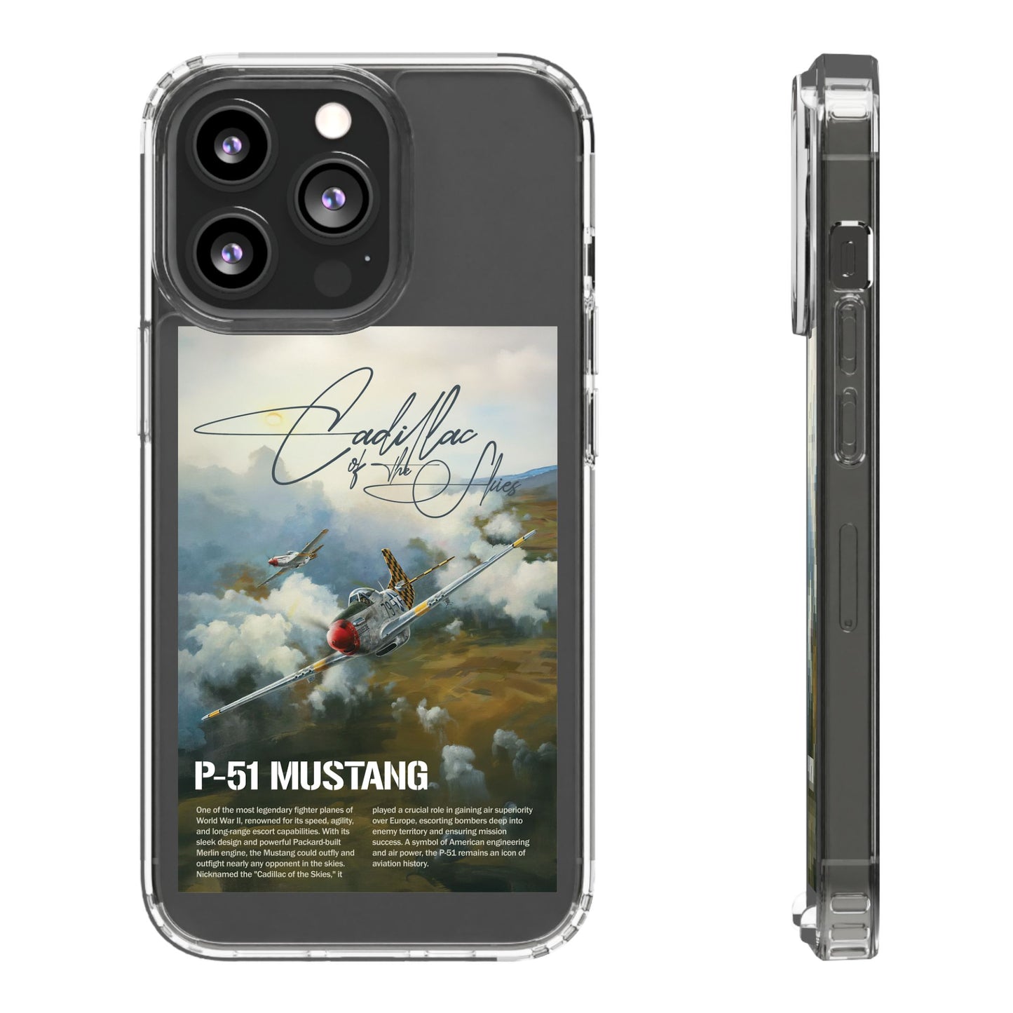 Cadillac of the Sky Clear Phone Case