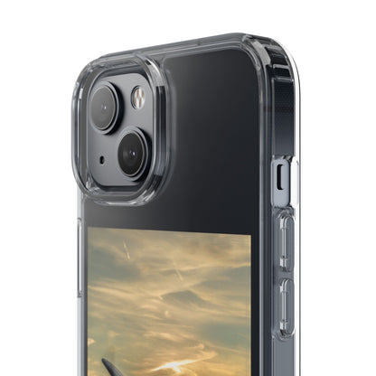 Vintage Warhawk Phone Case, Clear Cases, Military Aviation, Gifts for Him, Unique Phone Accessories