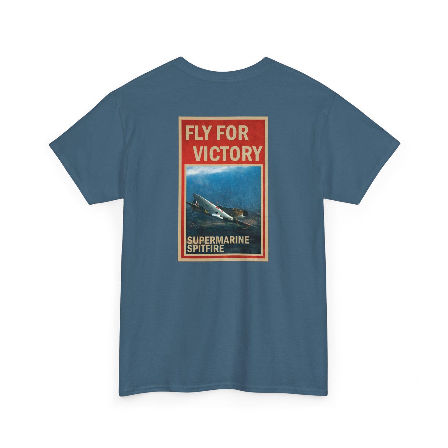 Supermarine Spitfire "Fly For Victory" Heavy Cotton Tee