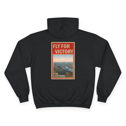 Fly for Victory P-38 Lightning Champion Hoodie