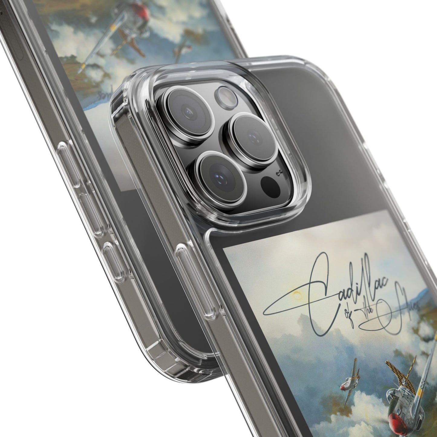 Cadillac of the Sky Clear Phone Case