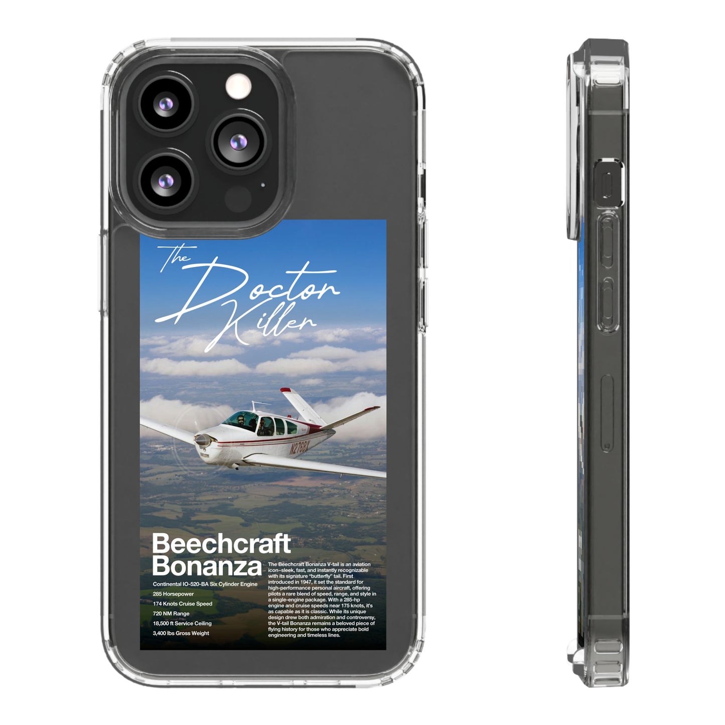 Doctor Killer Clear Phone Case