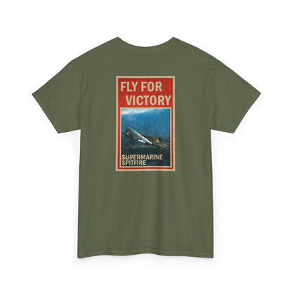 Supermarine Spitfire "Fly For Victory" Heavy Cotton Tee