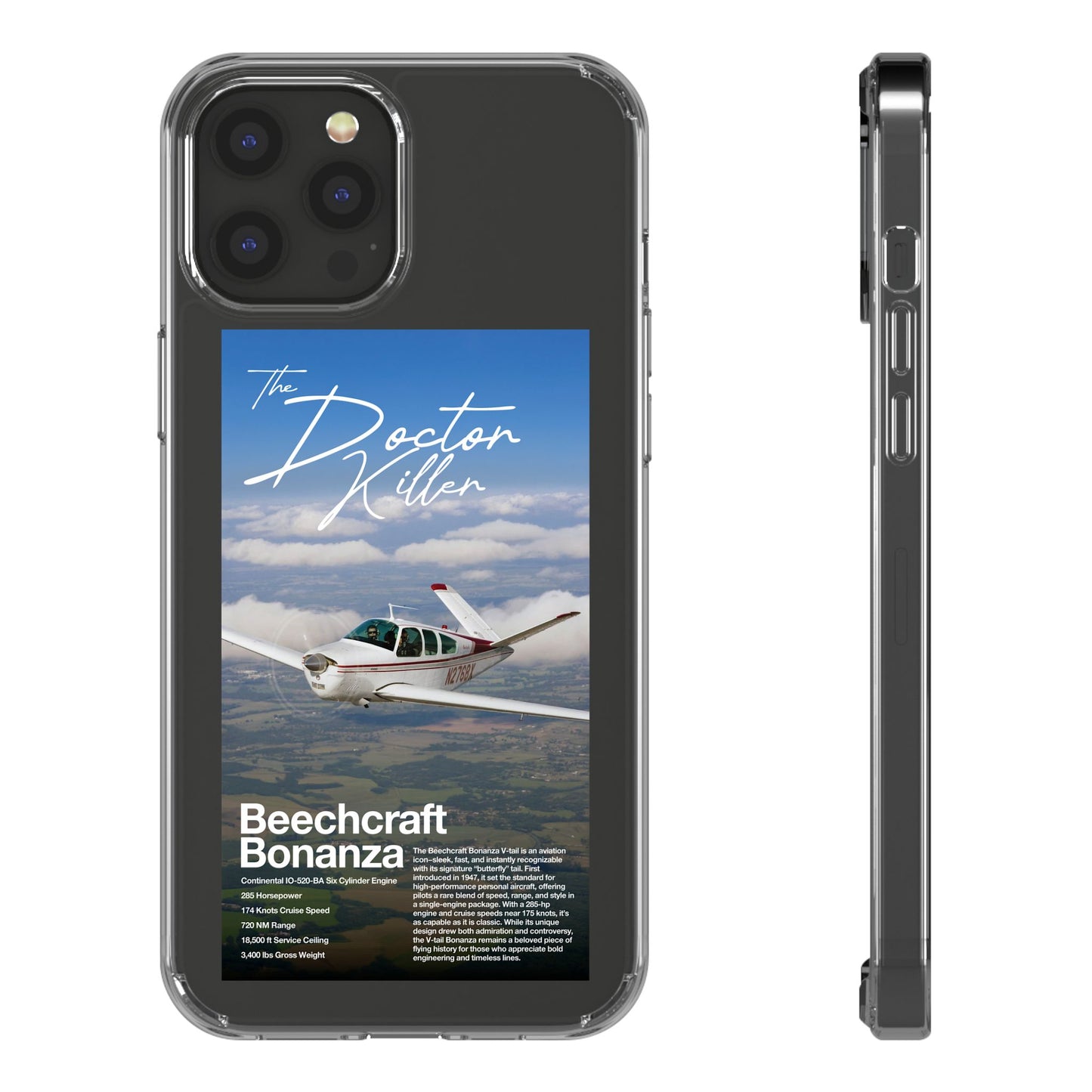 Doctor Killer Clear Phone Case