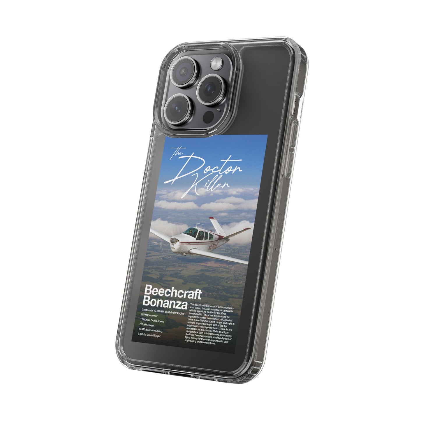 Doctor Killer Clear Phone Case