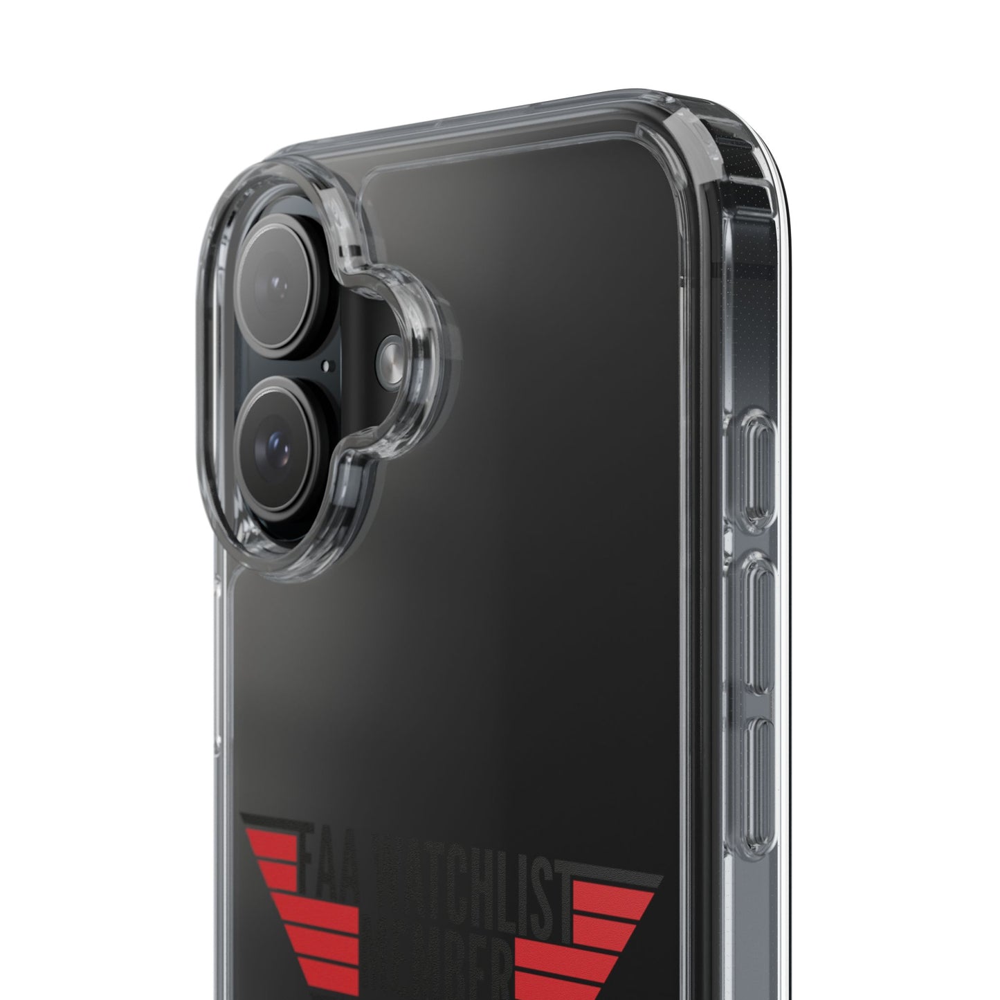 FAA Watchlist Member Clear Phone Case