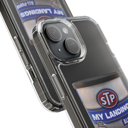 Greasy Landing Custom Clear Phone Case