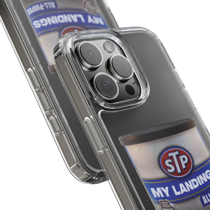 Greasy Landing Custom Clear Phone Case