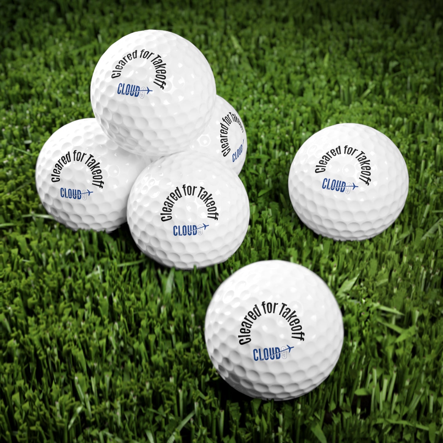 Cloud 9 Novelty Golf Balls - 6 Pack