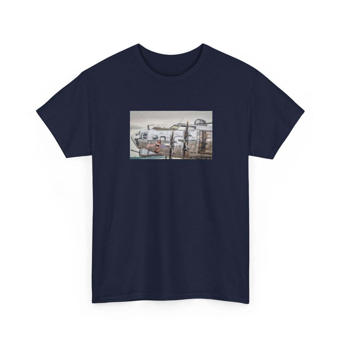 "Good Jeans" Sweeney B17 Nose Art Heavy Cotton Tee