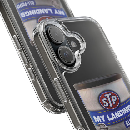 Greasy Landing Custom Clear Phone Case