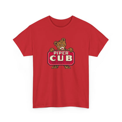 Piper Cub Bear Vintage Heavy Cotton Tee