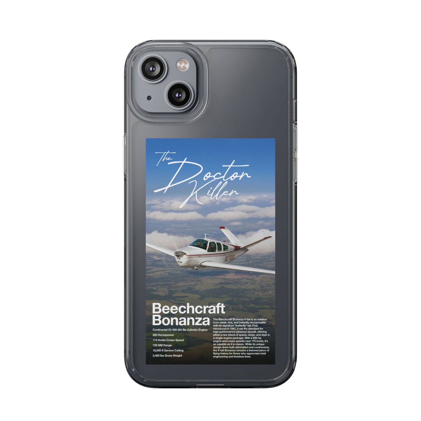 Doctor Killer Clear Phone Case