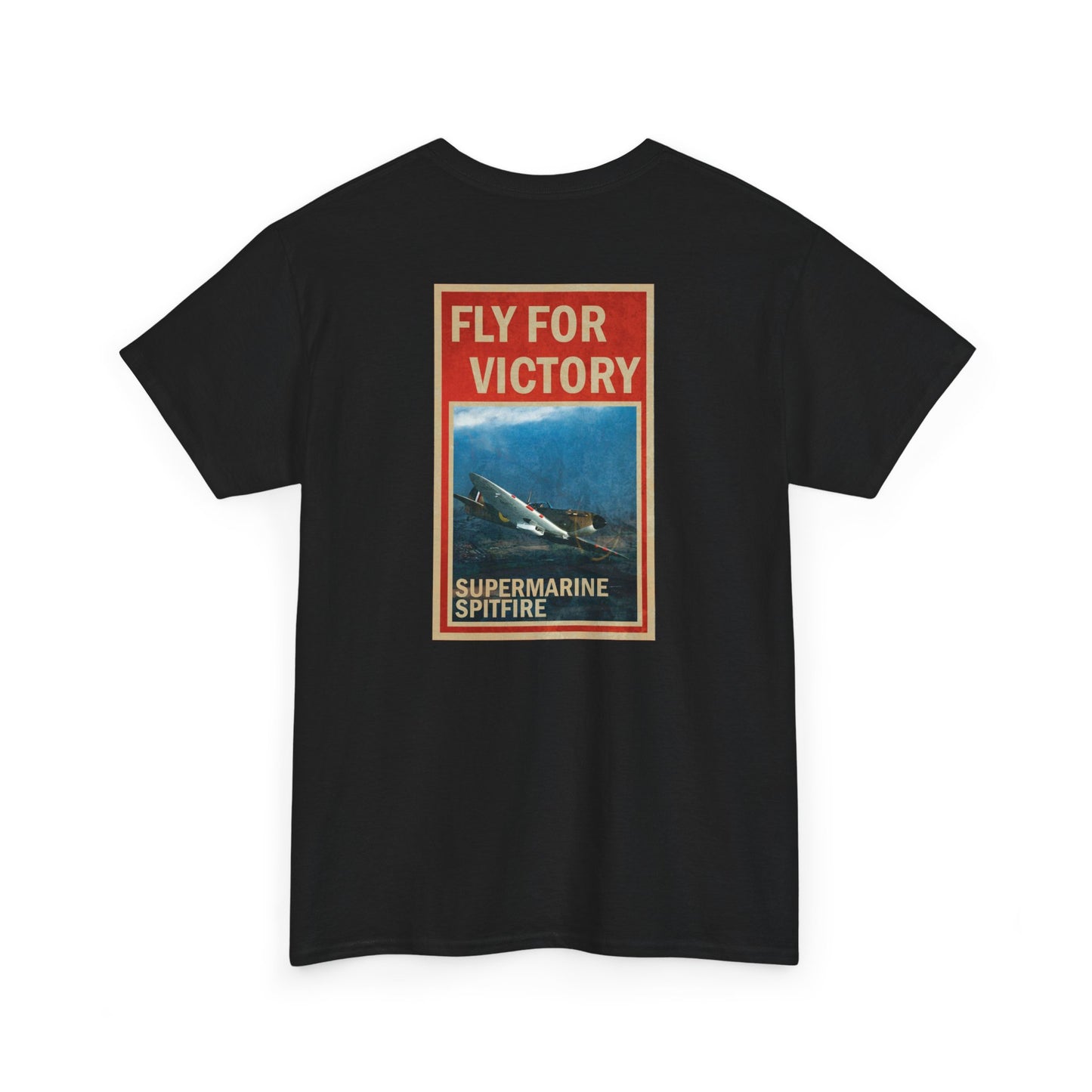Supermarine Spitfire "Fly For Victory" Heavy Cotton Tee