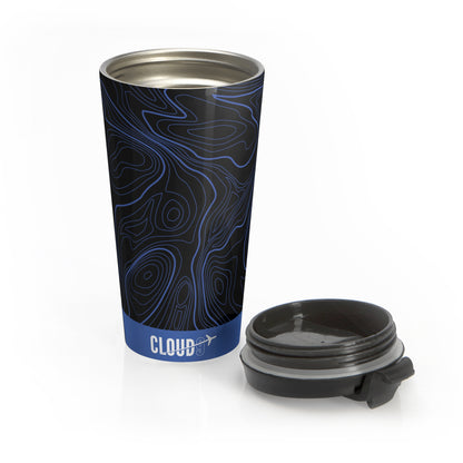 Topographic Travel Tumbler