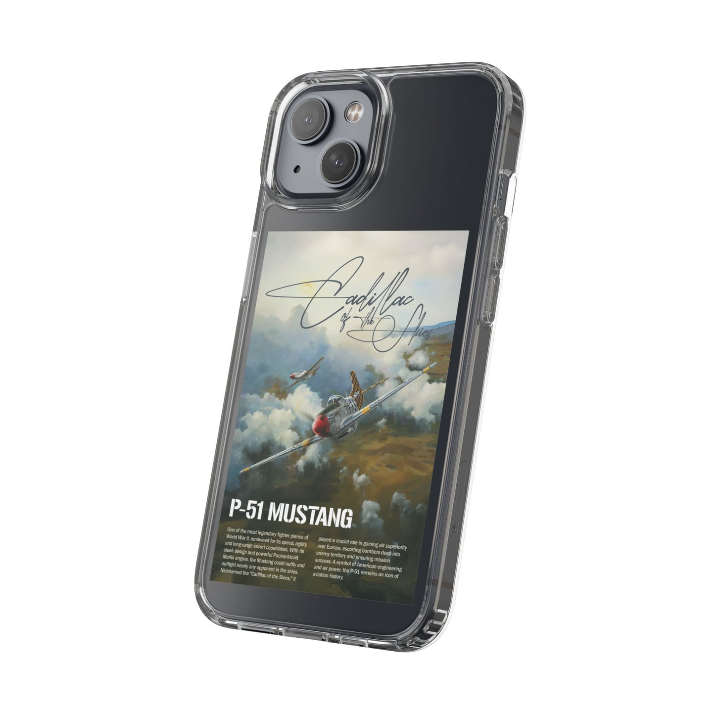 Cadillac of the Sky Clear Phone Case