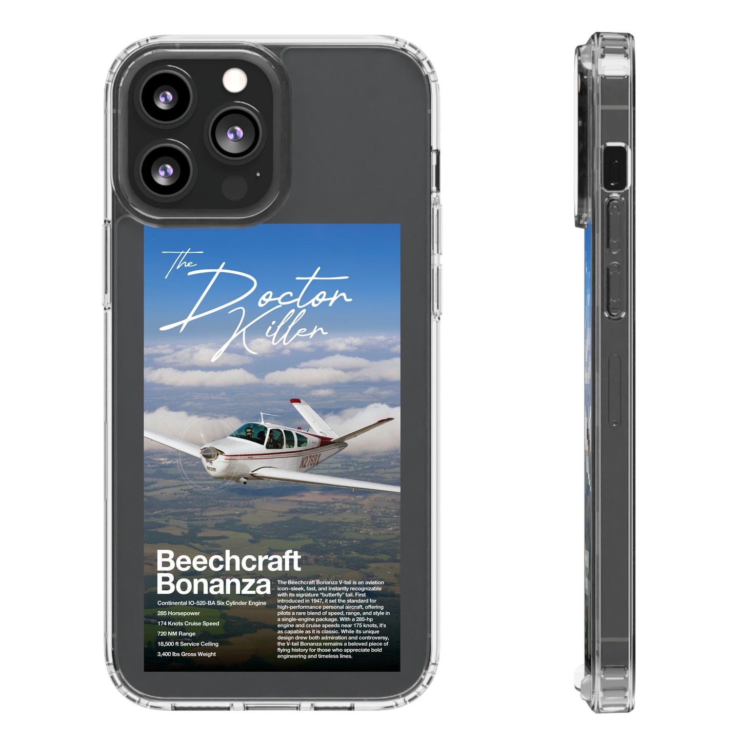 Doctor Killer Clear Phone Case