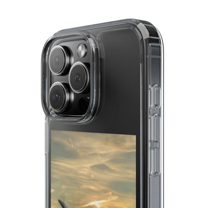 Vintage Warhawk Phone Case, Clear Cases, Military Aviation, Gifts for Him, Unique Phone Accessories