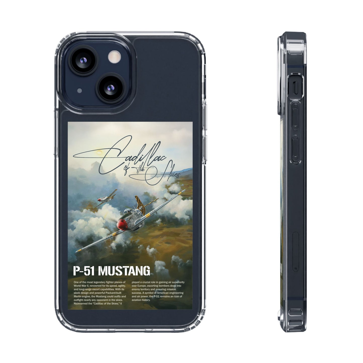 Cadillac of the Sky Clear Phone Case