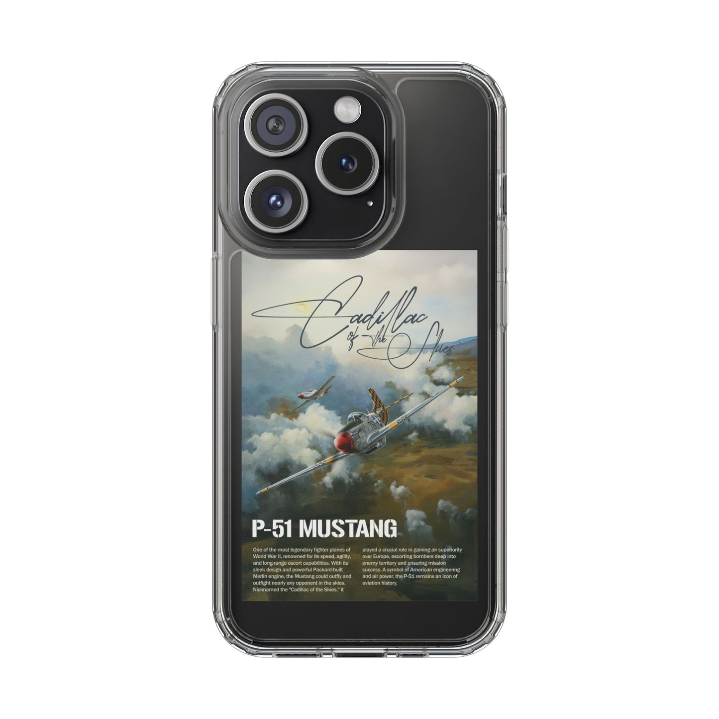Cadillac of the Sky Clear Phone Case