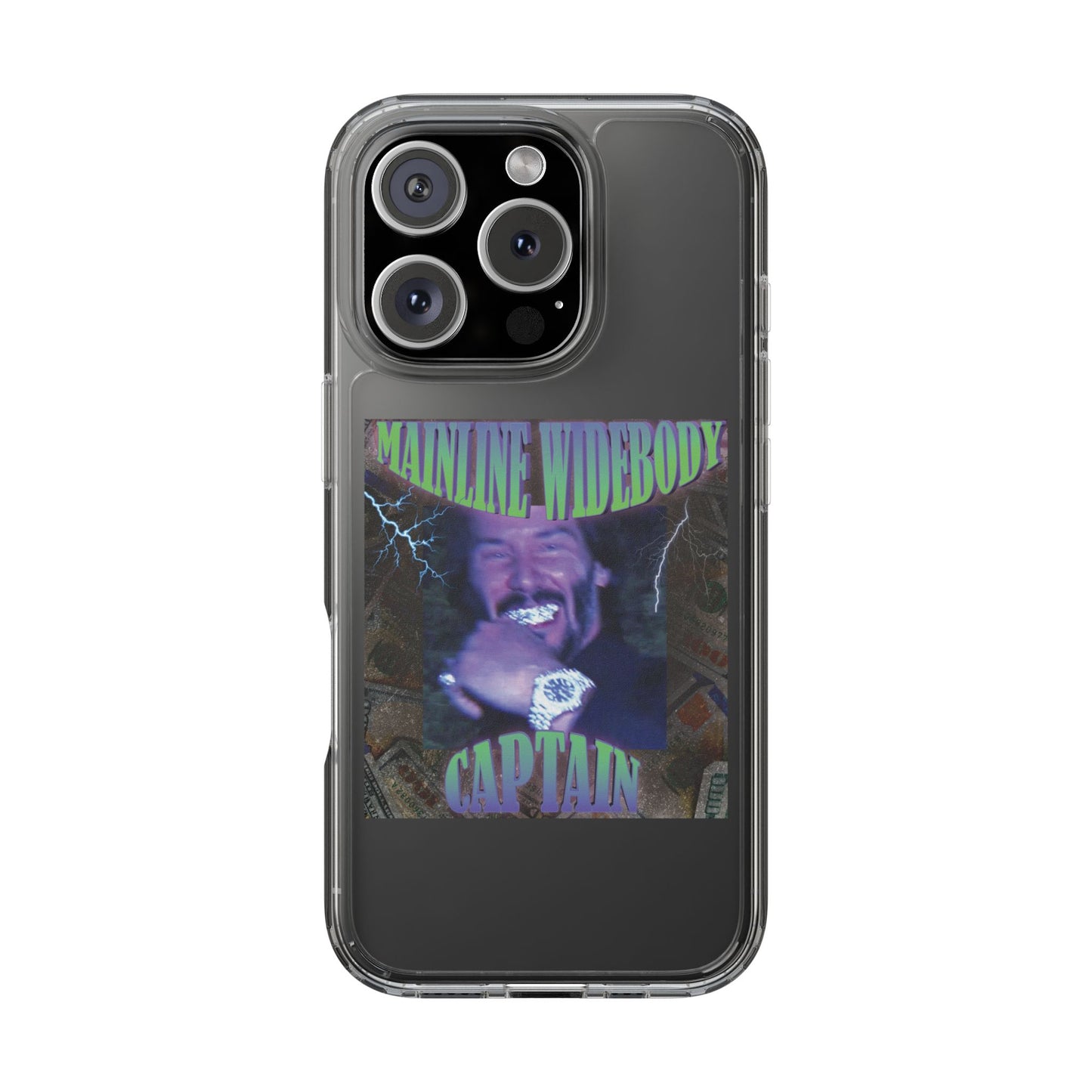 Mainline Widebody Captain Funky Phone Covers, Unique Gift for Him, Trendy Phone Accessories, Captivating Designs for All Occasions