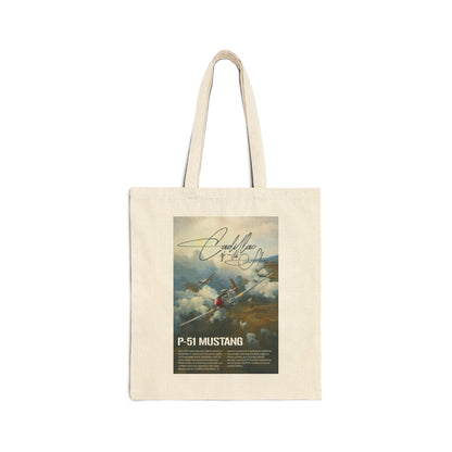 P51 Mustang Canvas Tote Bag