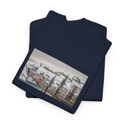 "Good Jeans" Sweeney B17 Nose Art Heavy Cotton Tee