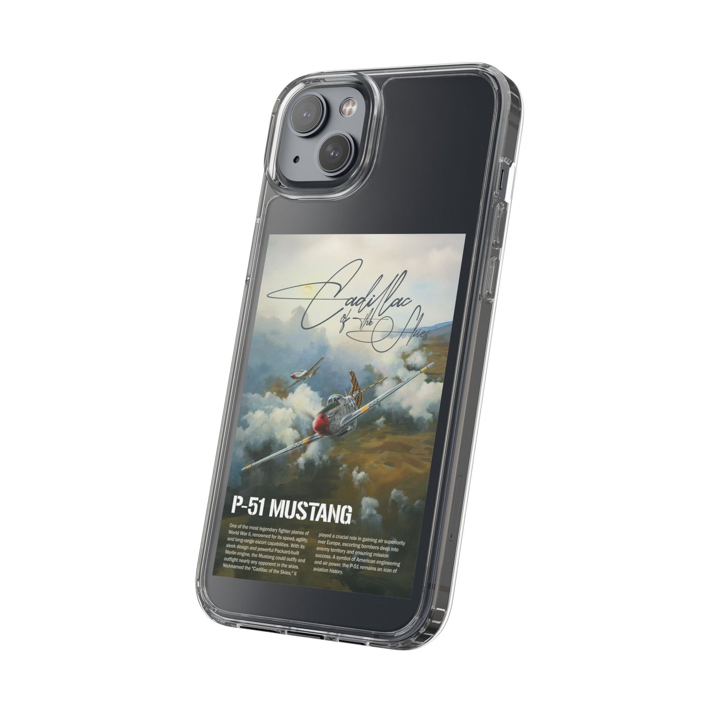 Cadillac of the Sky Clear Phone Case