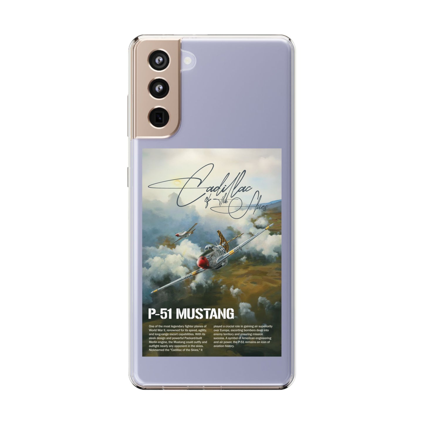 Cadillac of the Sky Clear Phone Case