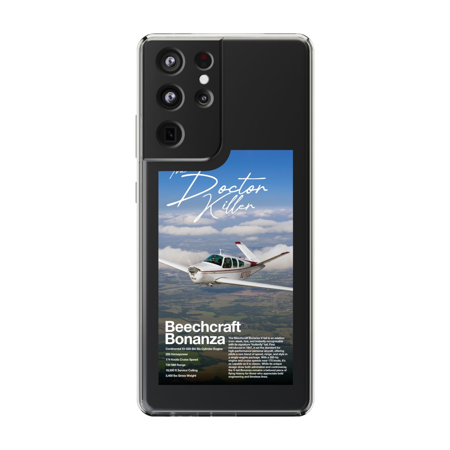 Doctor Killer Clear Phone Case