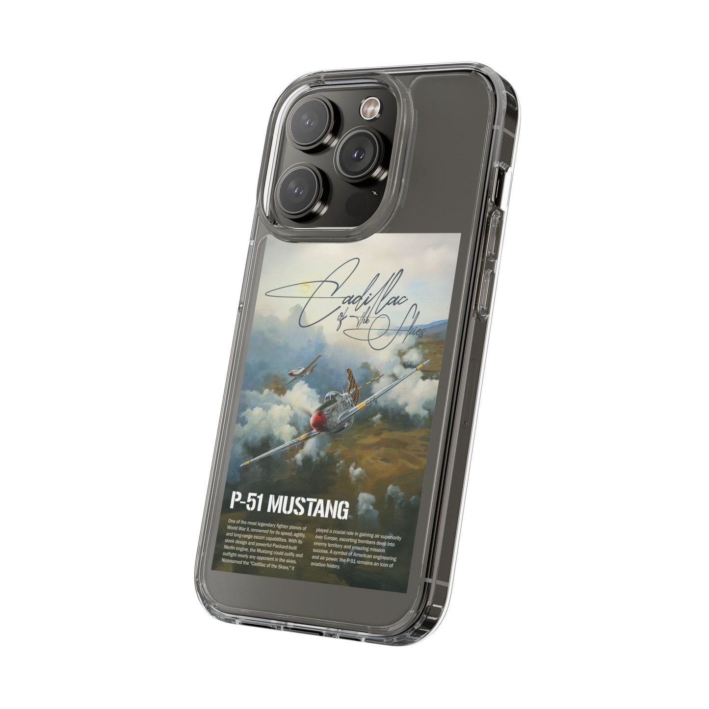 Cadillac of the Sky Clear Phone Case