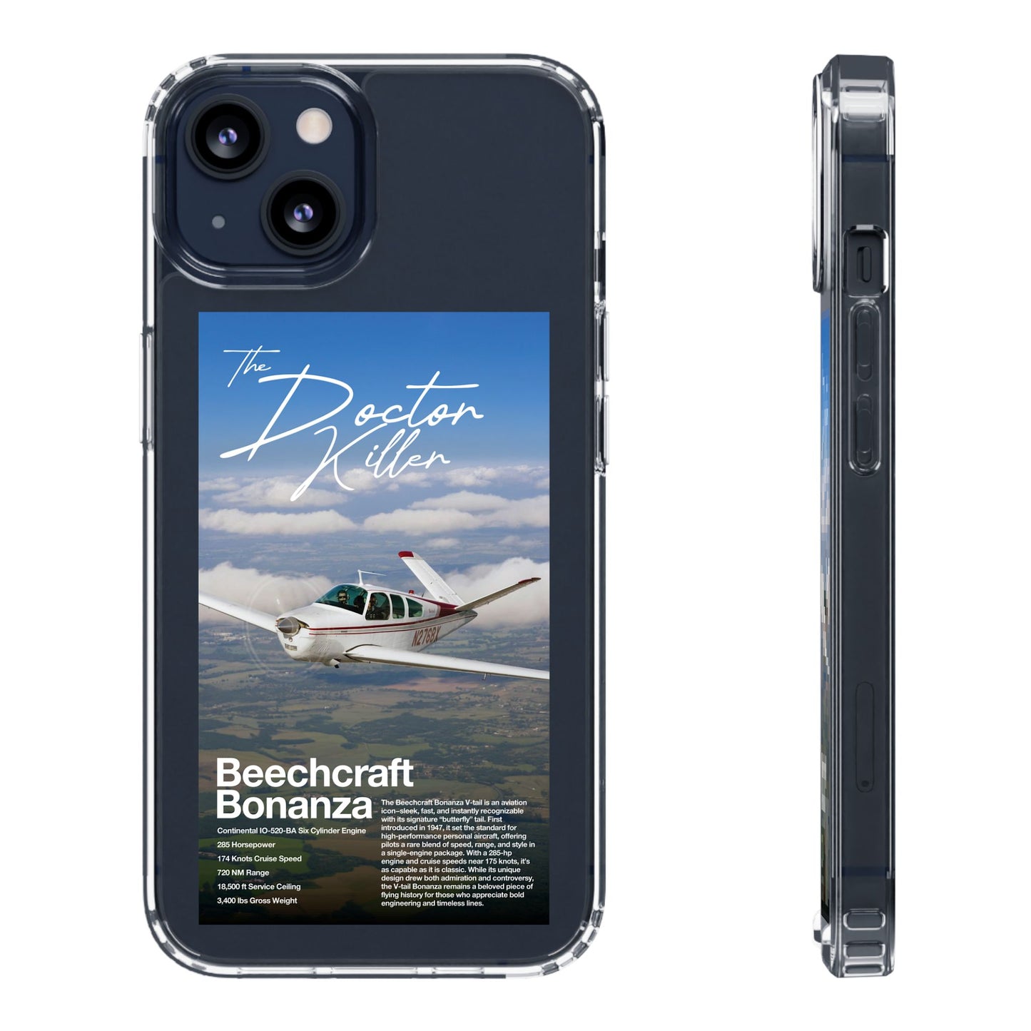 Doctor Killer Clear Phone Case