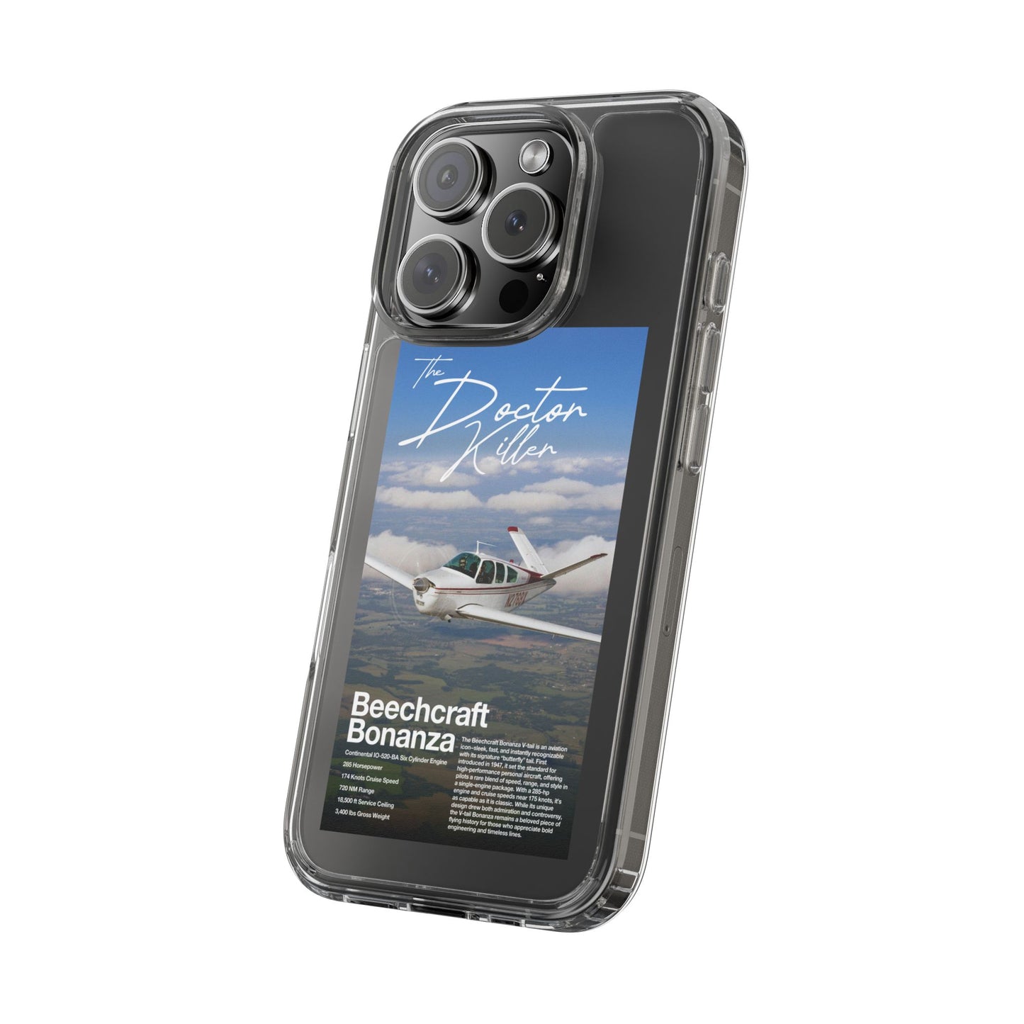 Doctor Killer Clear Phone Case