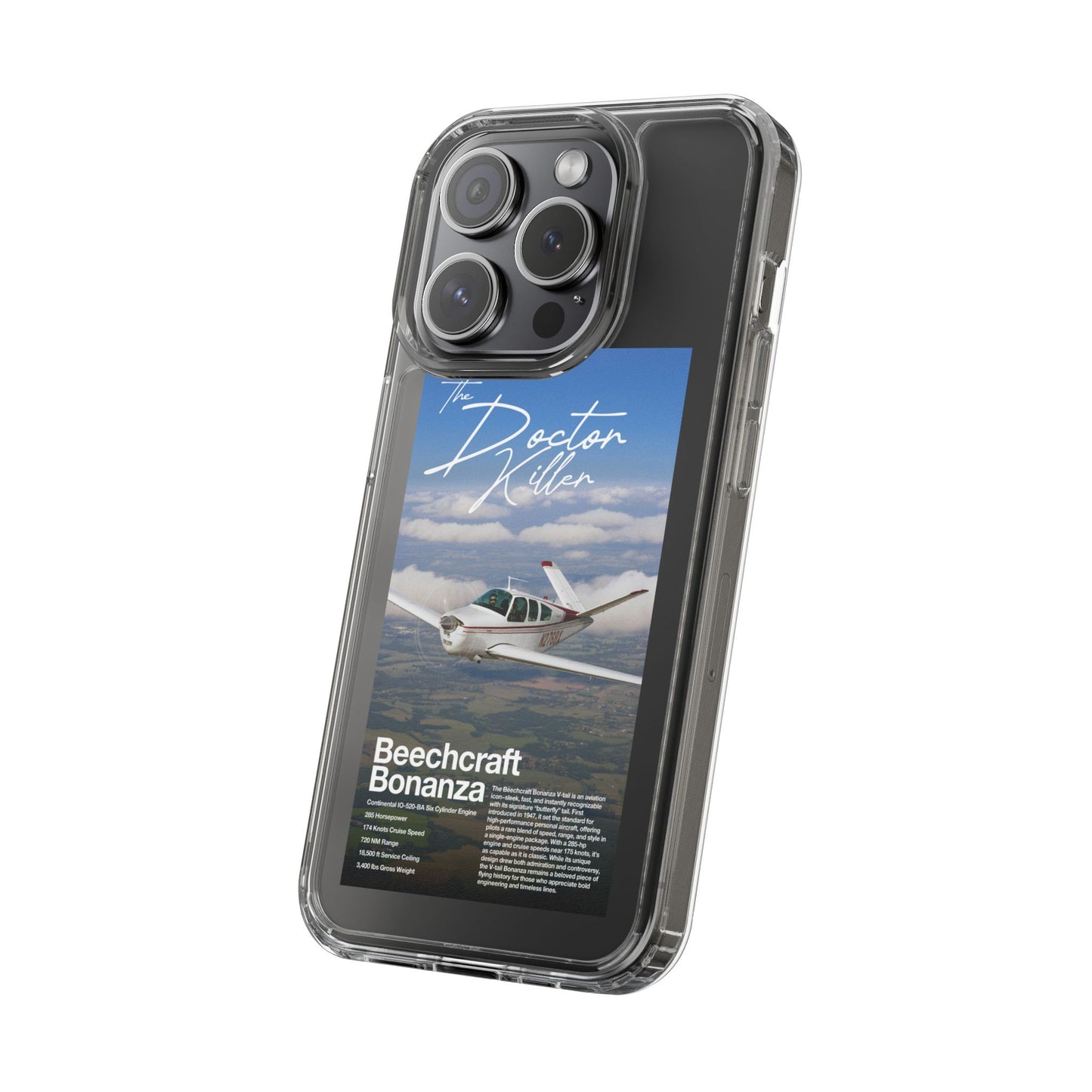 Doctor Killer Clear Phone Case