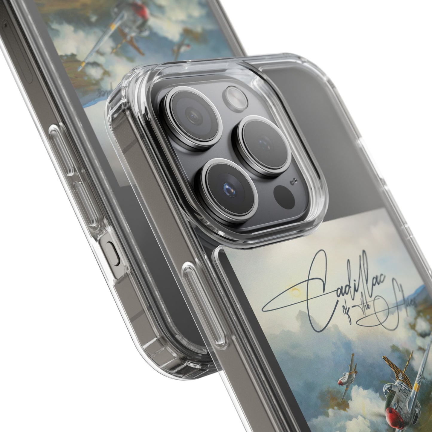 Cadillac of the Sky Clear Phone Case