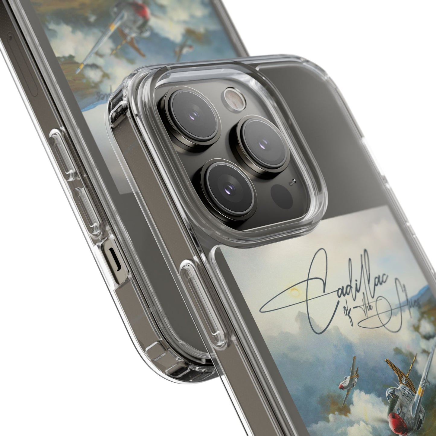 Cadillac of the Sky Clear Phone Case