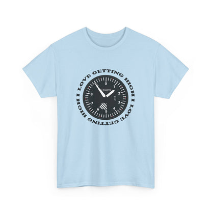 "I Love Getting High" Altimeter Heavy Cotton Tee