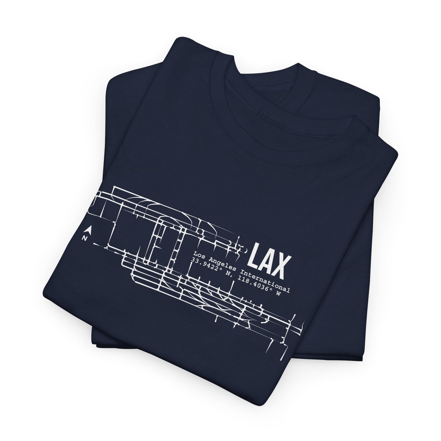 LAX Airport Heavy Cotton Tee