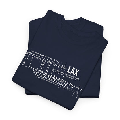 LAX Airport Heavy Cotton Tee