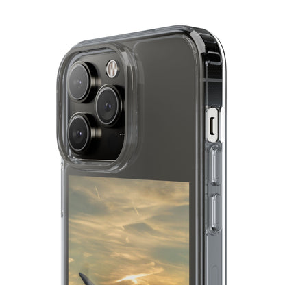 Vintage Warhawk Phone Case, Clear Cases, Military Aviation, Gifts for Him, Unique Phone Accessories