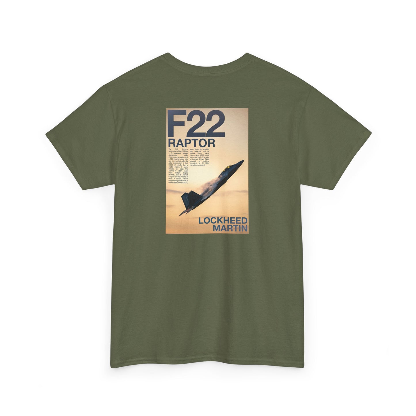 F22 Raptor Heavy Cotton Tee