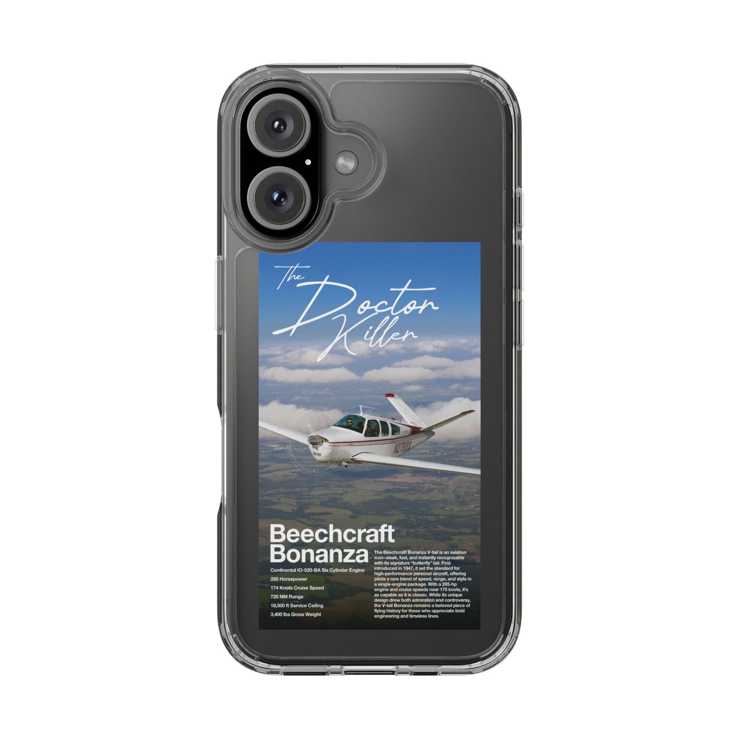 Doctor Killer Clear Phone Case