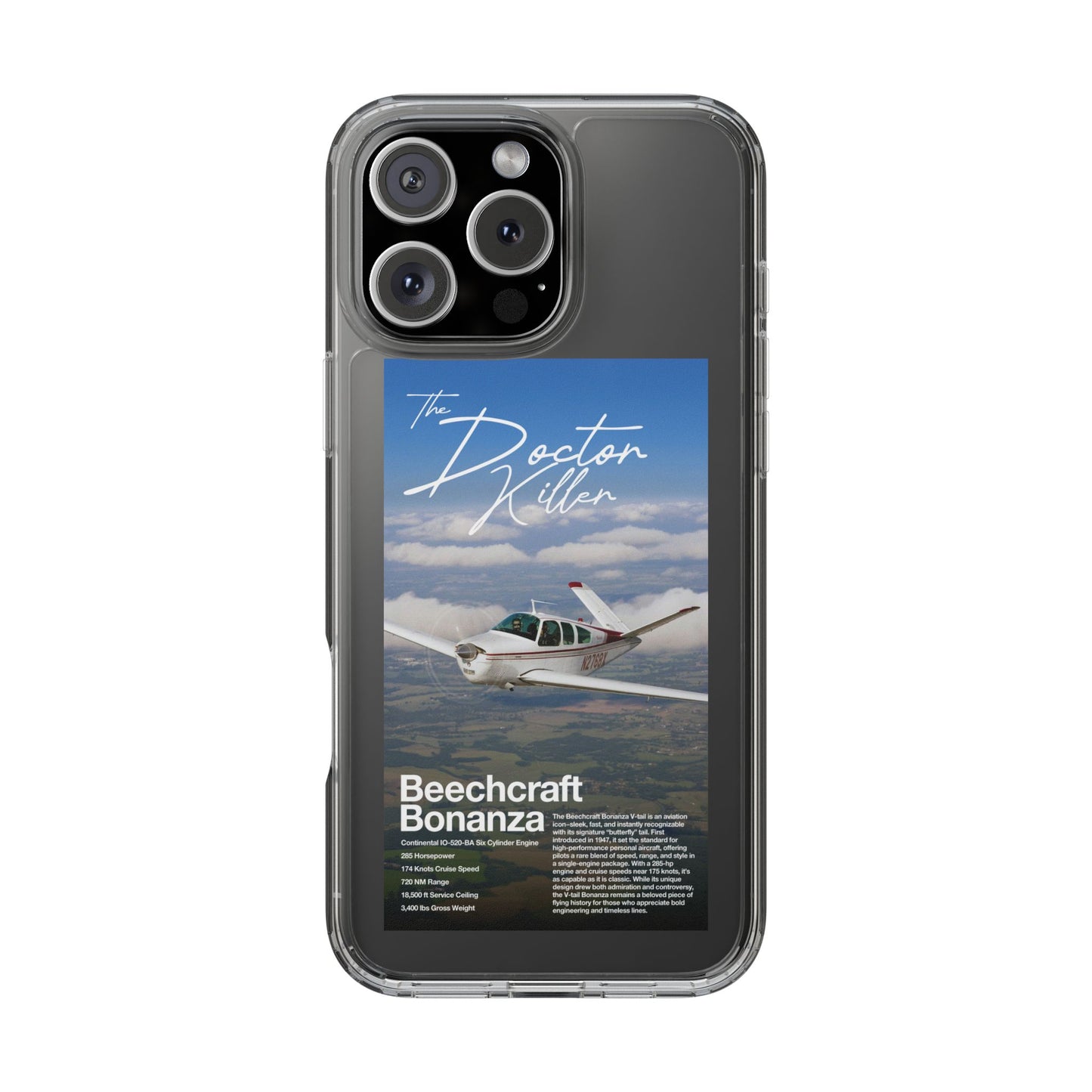 Doctor Killer Clear Phone Case