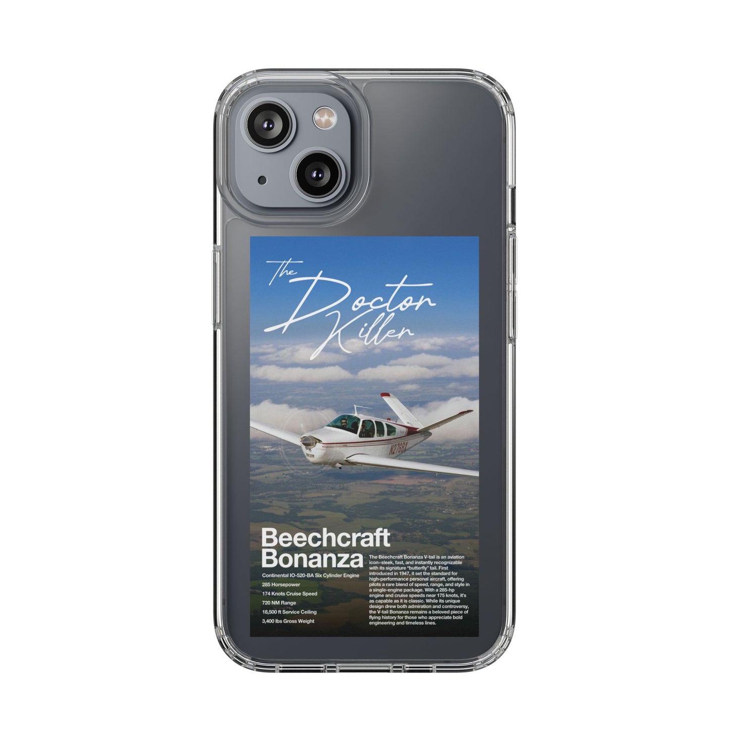 Doctor Killer Clear Phone Case