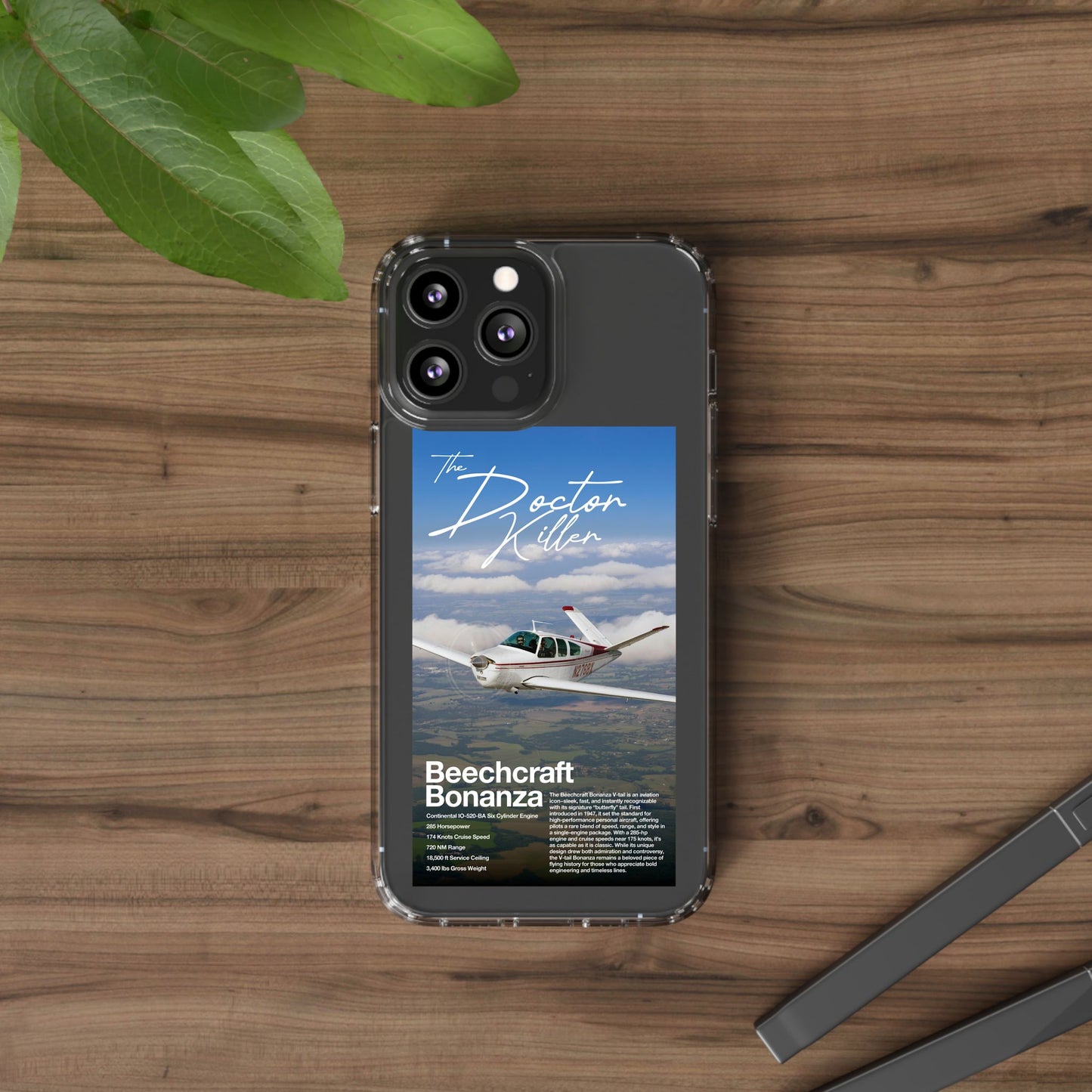 Doctor Killer Clear Phone Case